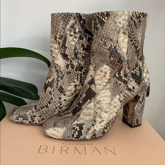 Alexandre Birman Shoes - Alexandre Birman Python Booties